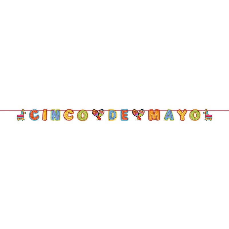 12' Cinco de Mayo Letter Banner