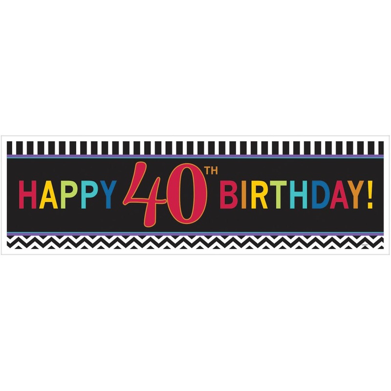 40 Celebrate Party Banner