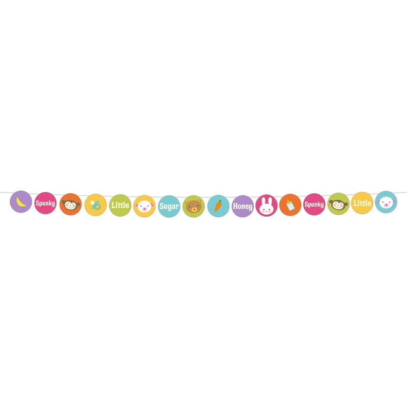 Baby Animal Dots Banner-Letter