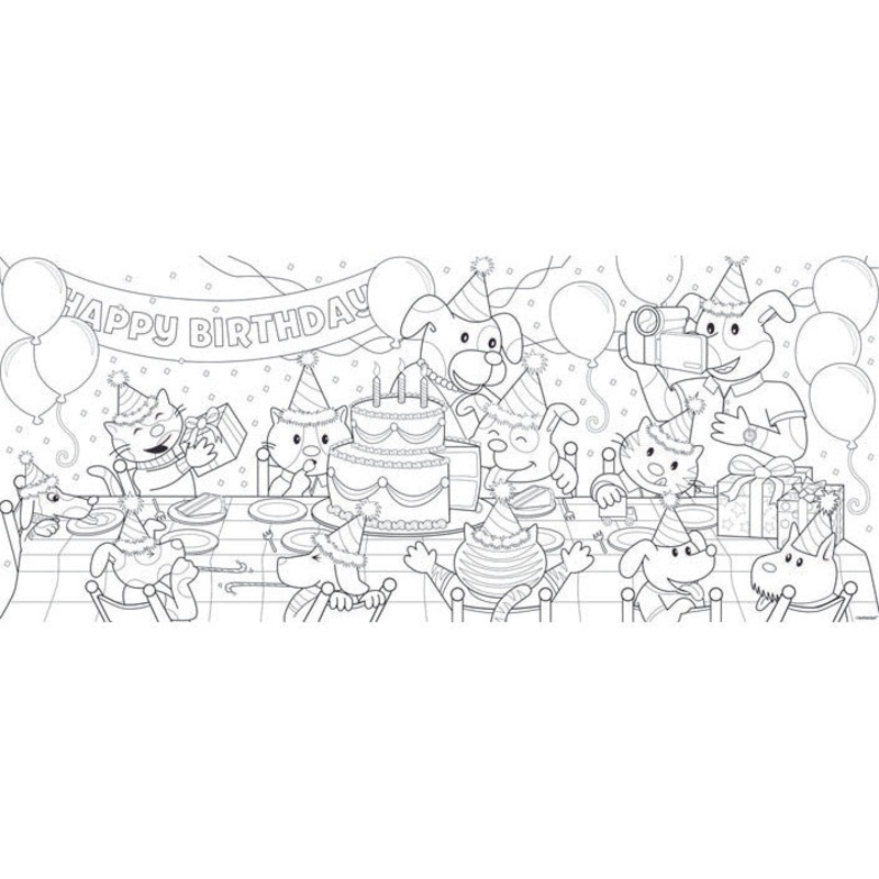 Birthday Coloring Banners
