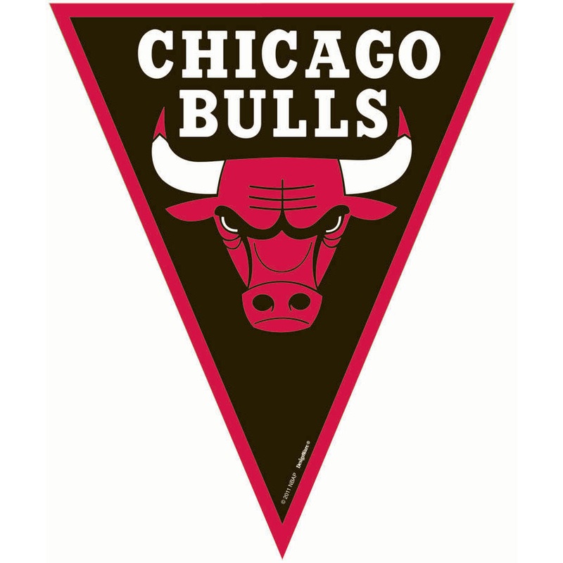 Chicago Bulls Pennant Banner