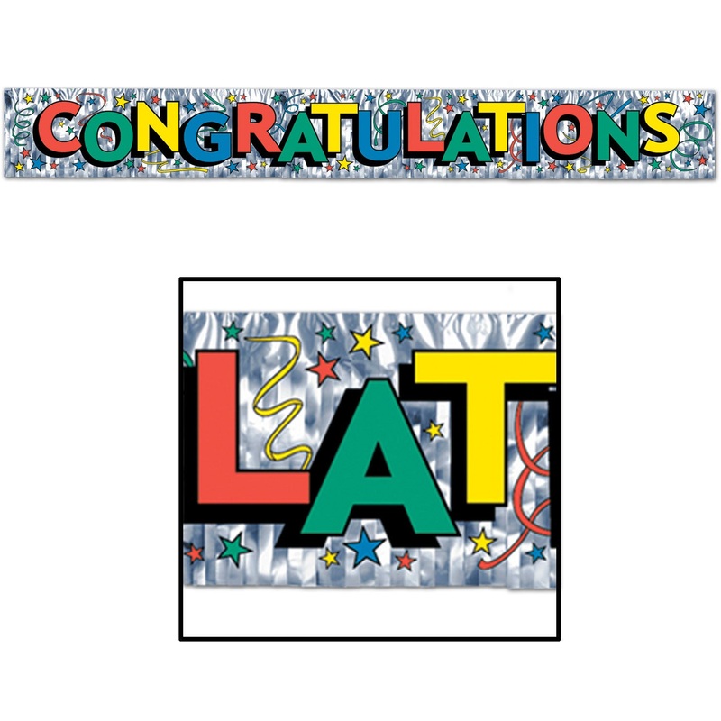 Congratulations Foil Banner