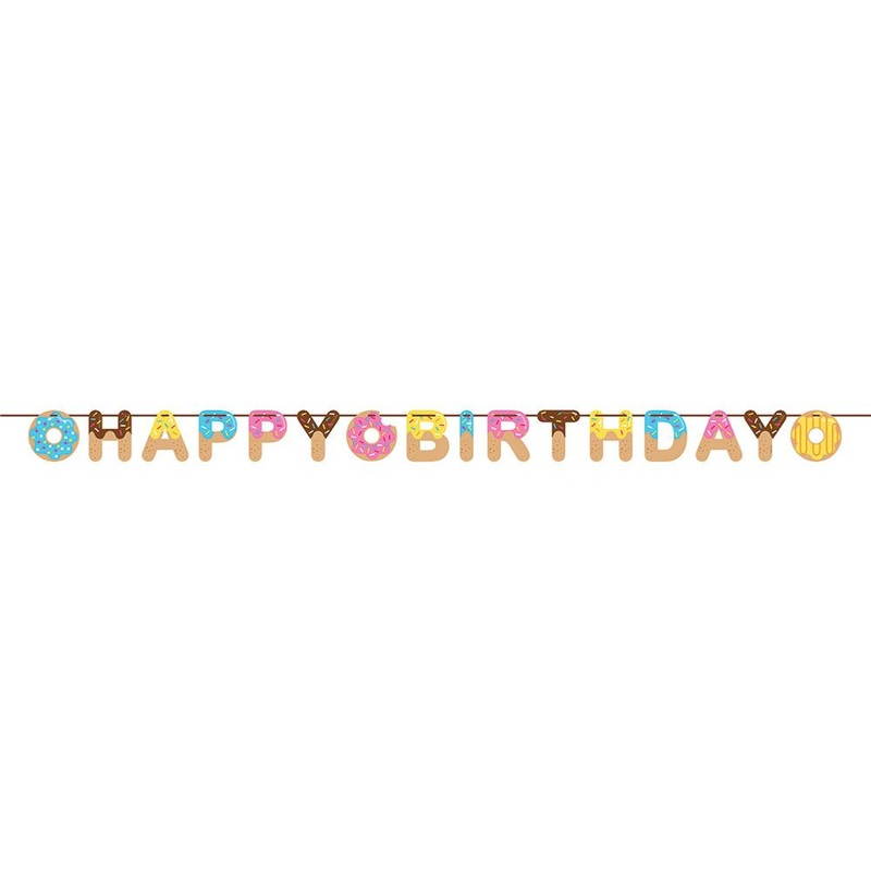 Donut Time Letter Banner