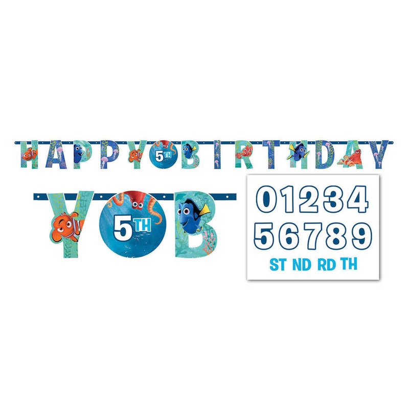 Finding Dory Letter Banner