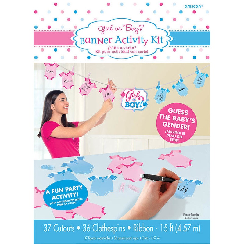 Girl or Boy Banner Activity Kit