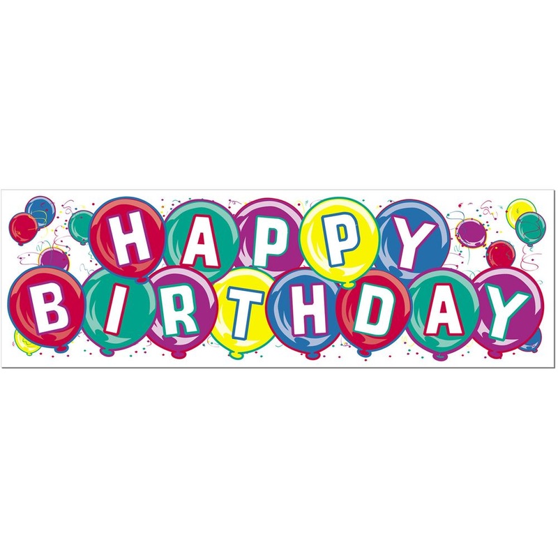 Happy Birthday Sign Banner