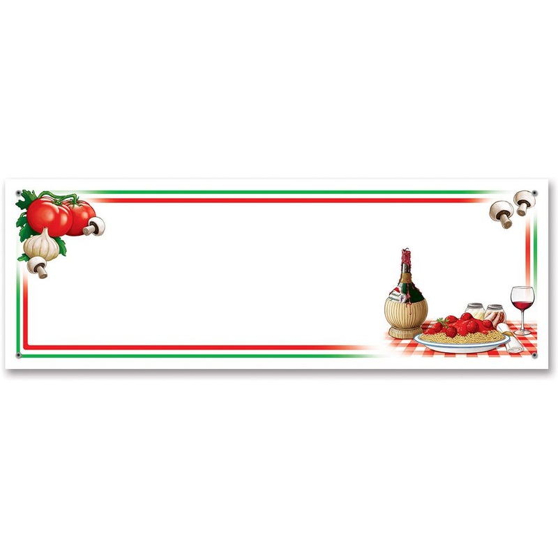 Italian Night Sign Banner