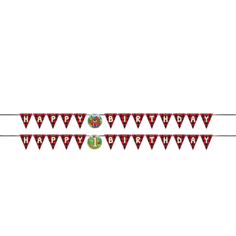 Lum Bear Jack Pennant Banner