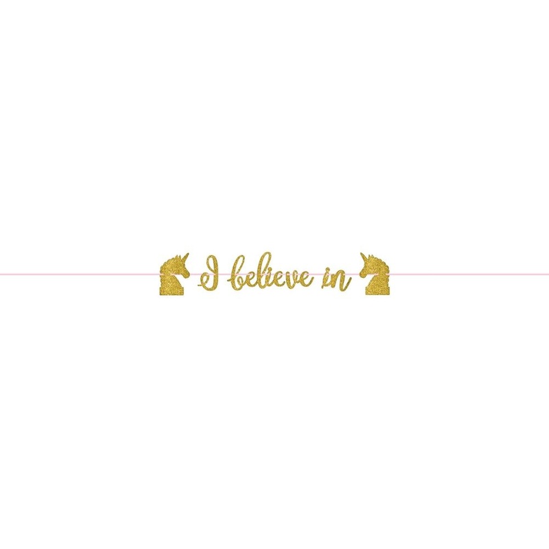 Magical Unicorn Letter Banner