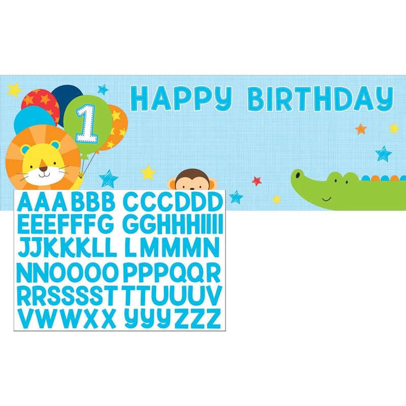 One is Fun Boy Party Banner
