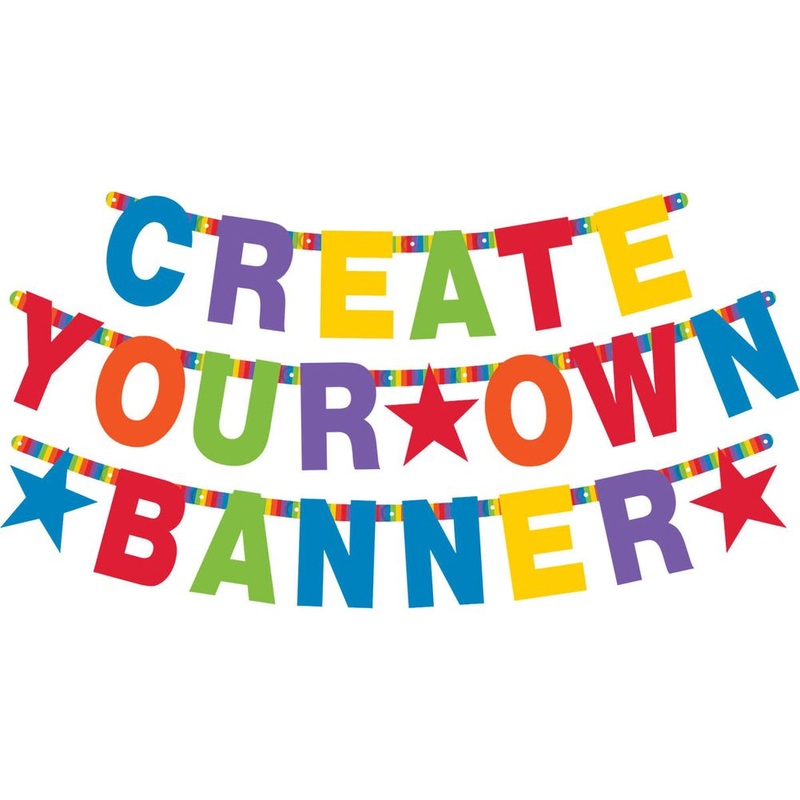 Rainbow Letter Banner