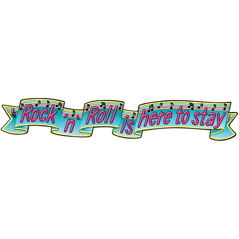 Rock & Roll Banner - 6'