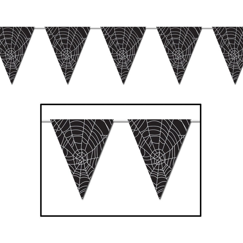 Spider Web Pennant Banner