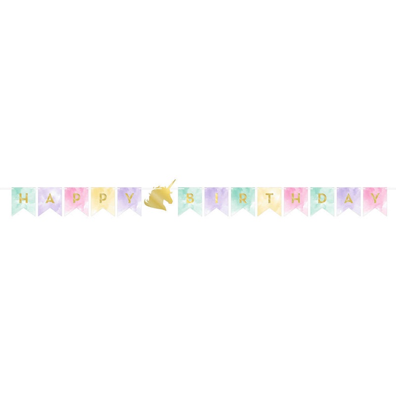 Unicorn Sparkle Pennant Banner