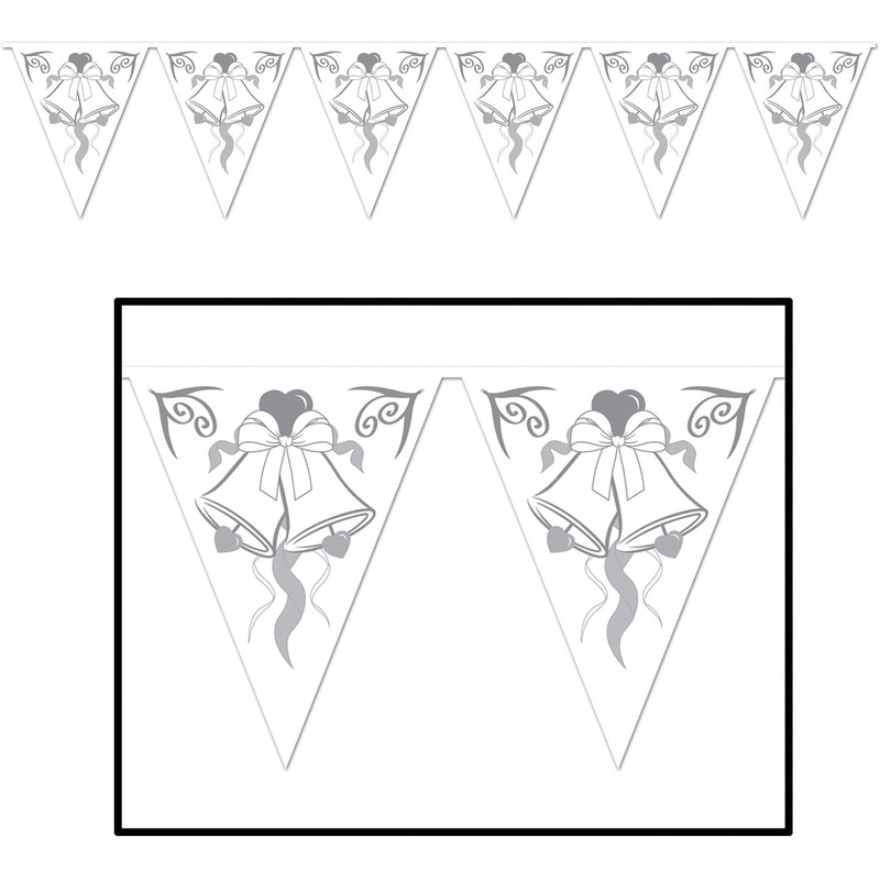 Wedding Bells Pennant Banner
