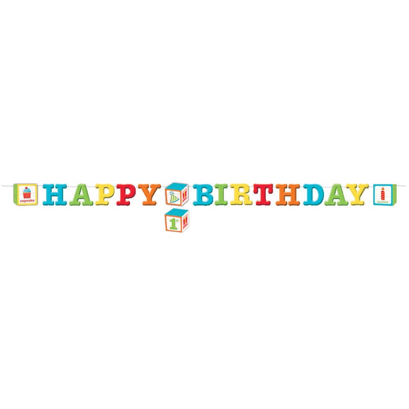 ABC Birthday Letter Banner