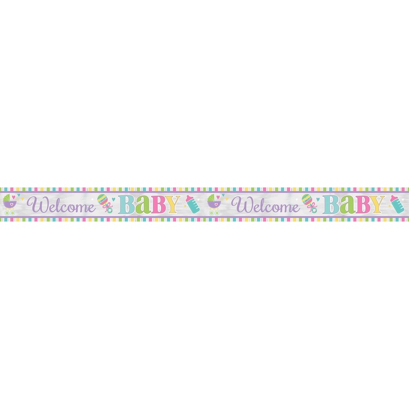 Baby Brights 25' Foil Banner