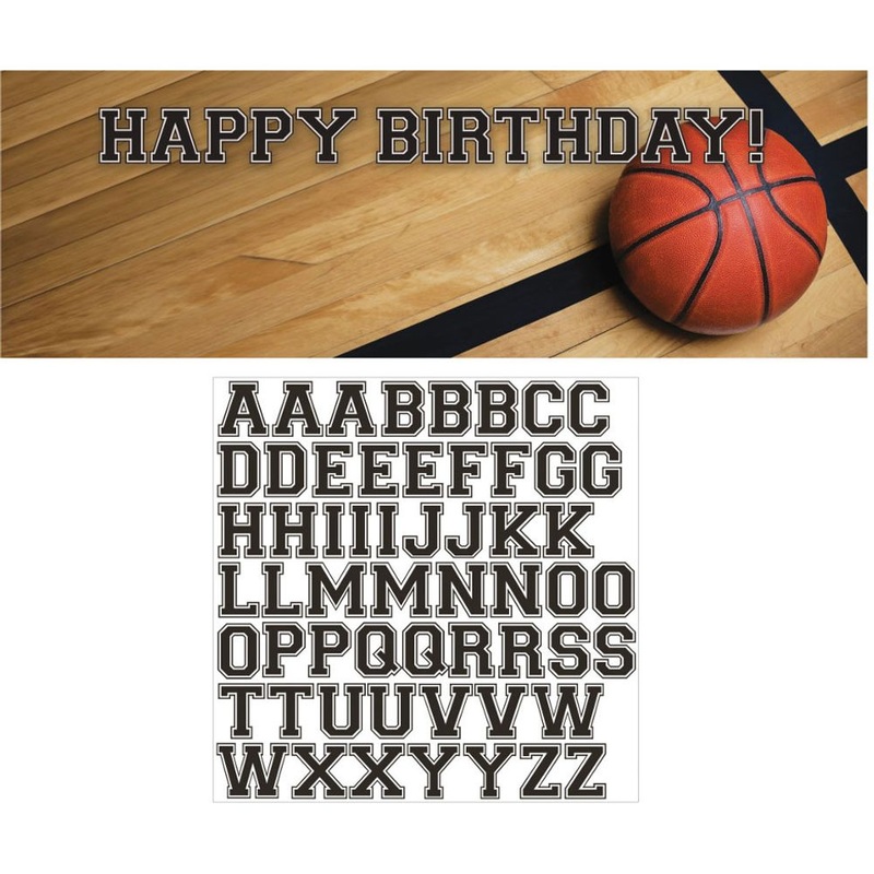 Basketball Fanatic Party Banner