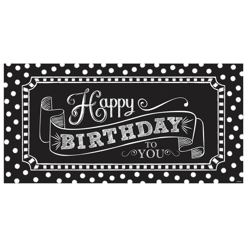 Black and White Party Banner