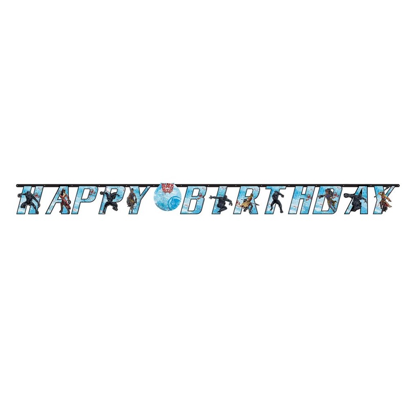 Black Panther Letter Banner