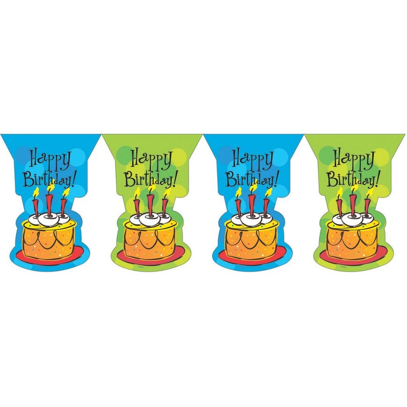 Cake Celebration Flag Banner