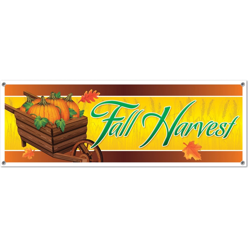 Fall Harvest Party Banner