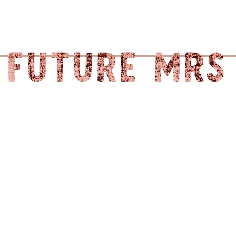 Future Mrs. Sequin Banner