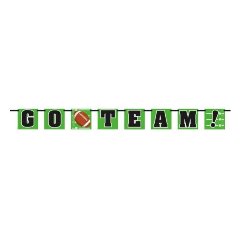 GO TEAM Football Banner