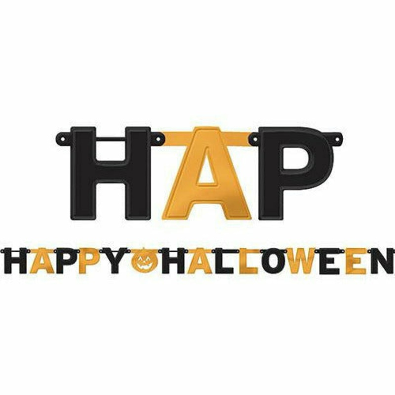 Happy Halloween Letter Banner