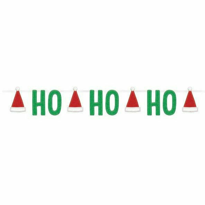Ho Ho Ho Felt Christmas Banner