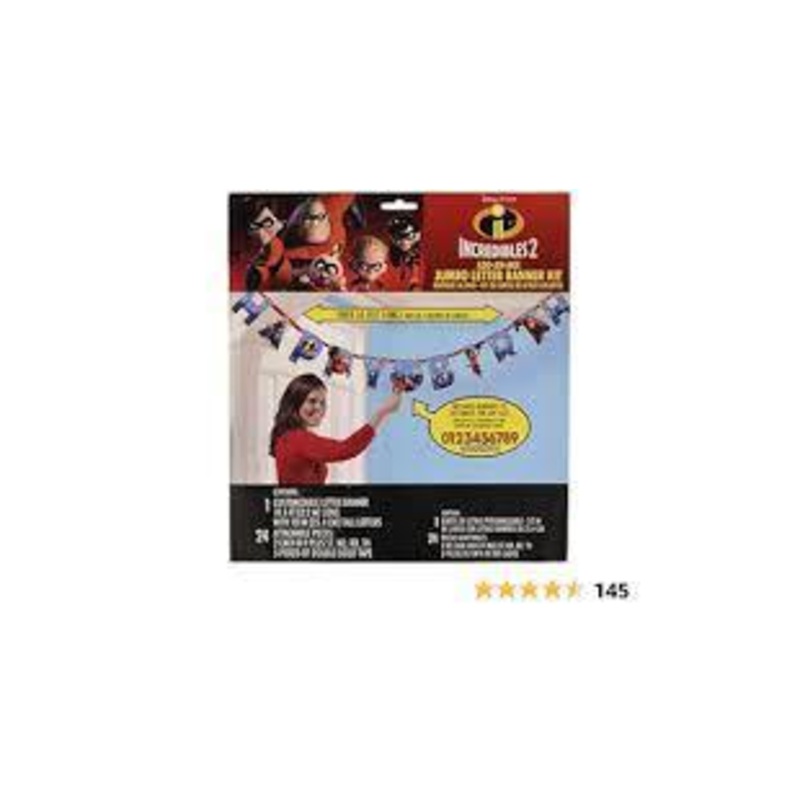 Incredible Letter Banner Kit