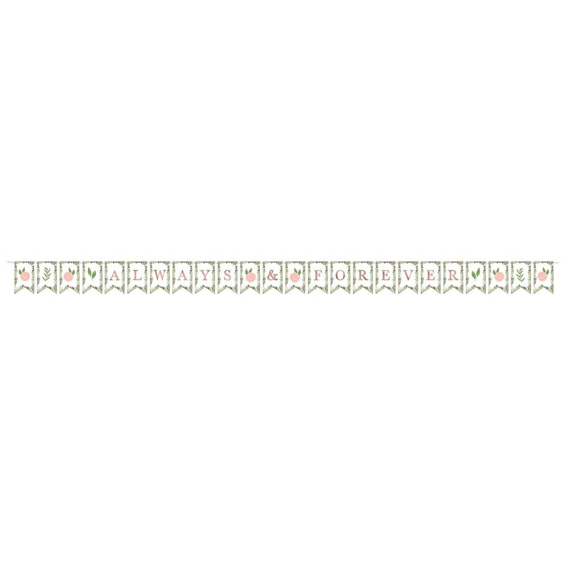 Love and Leaves Pennant Banner