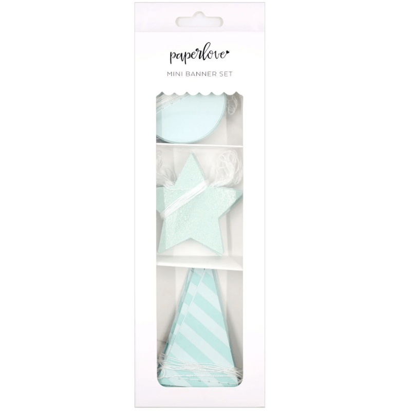 PAPER LOVE MINI BANNER SET: SKY