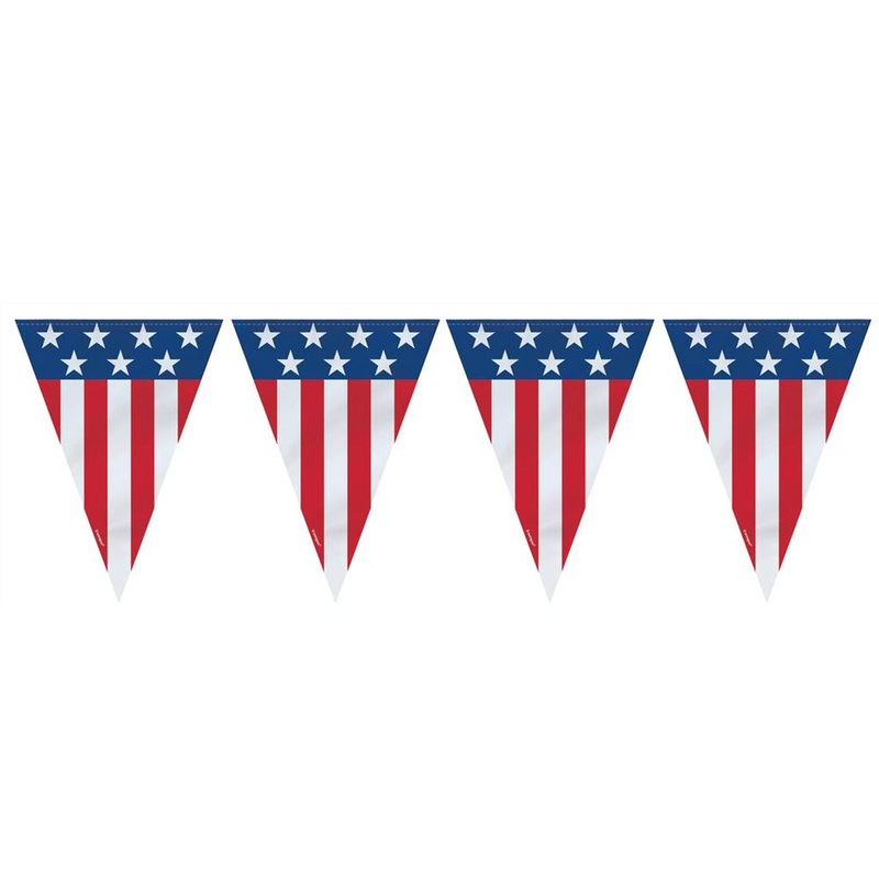 Patriotic Flag Banner 9 ft.