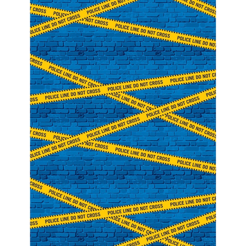 Police Party Photo Prop Banner