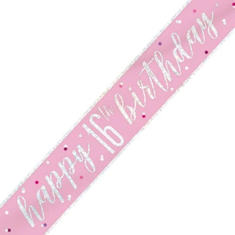 Age 16 Birthday Banner
