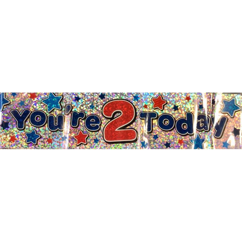 Age 2 Birthday Banner
