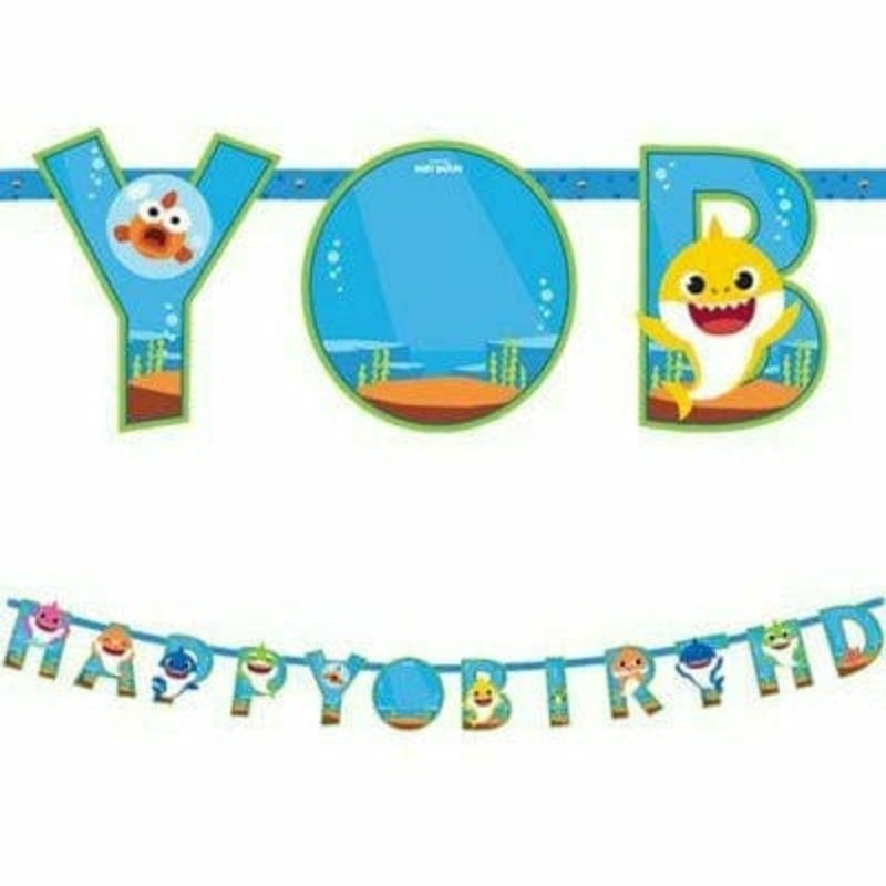 Baby Shark Birthday Banner Kit