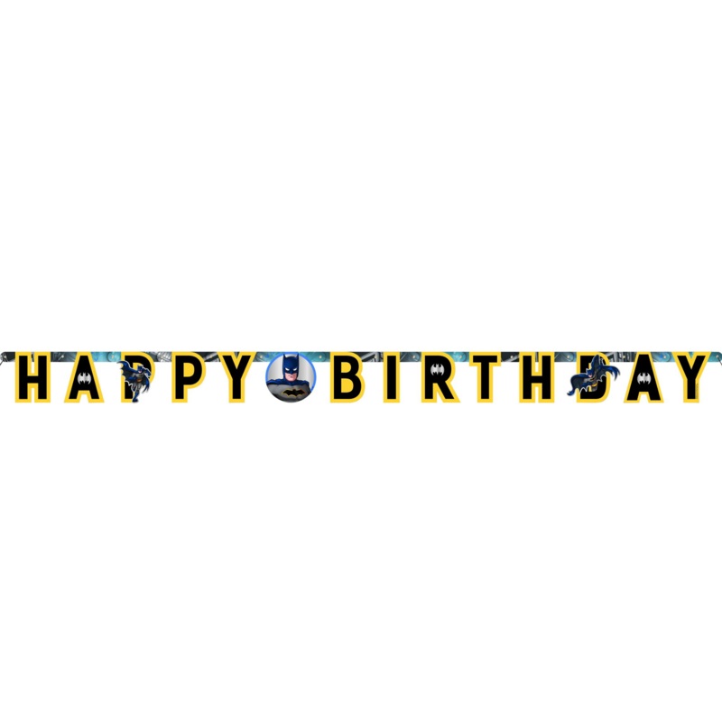 Batman Party Jointed Banner 5'