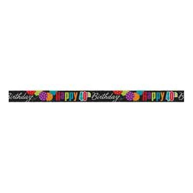 Birthday Cheer Foil Banner 40