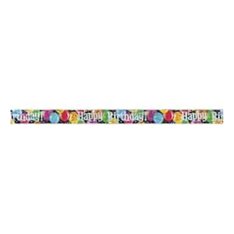 Bravo Birthday Foil Banner 12ft