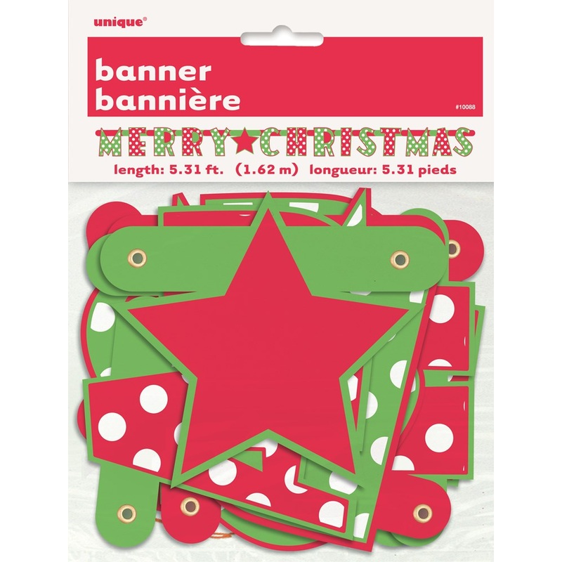 Christmas Dots Jointed Banner