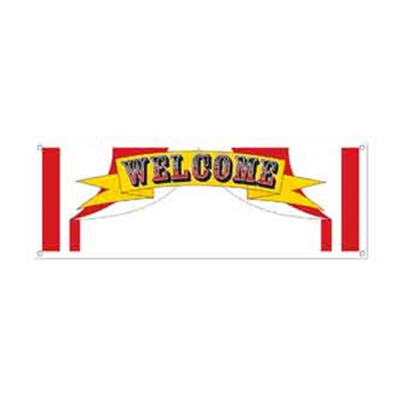 Circus Welcome Sign Banner