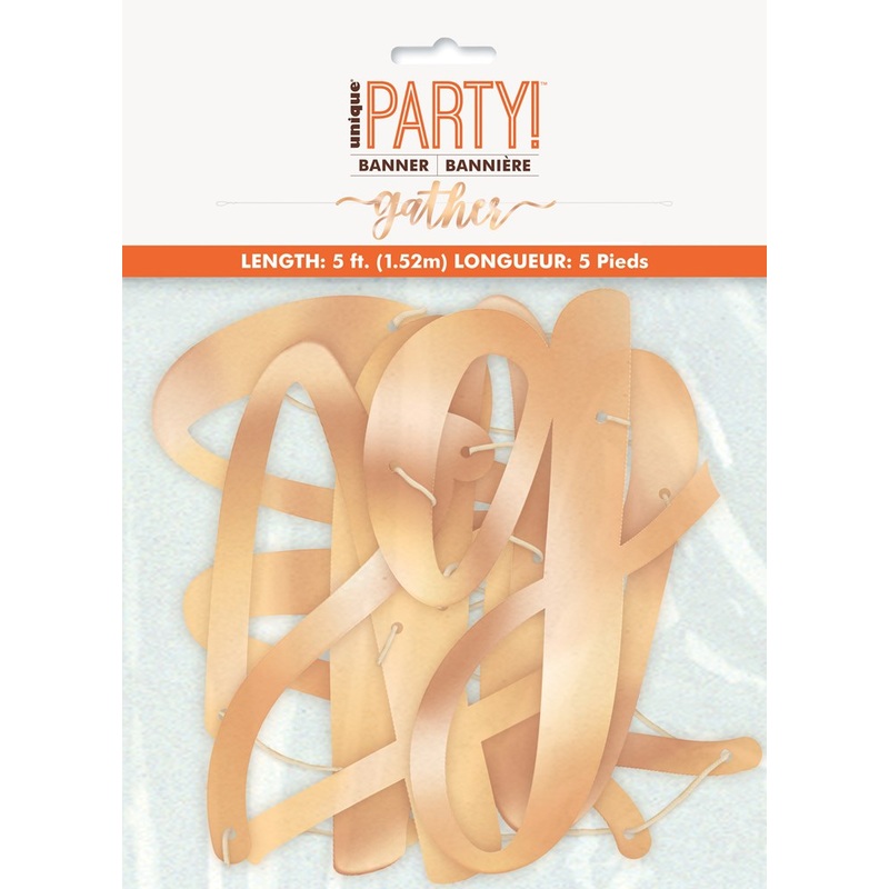 Copper Script Gather Banner