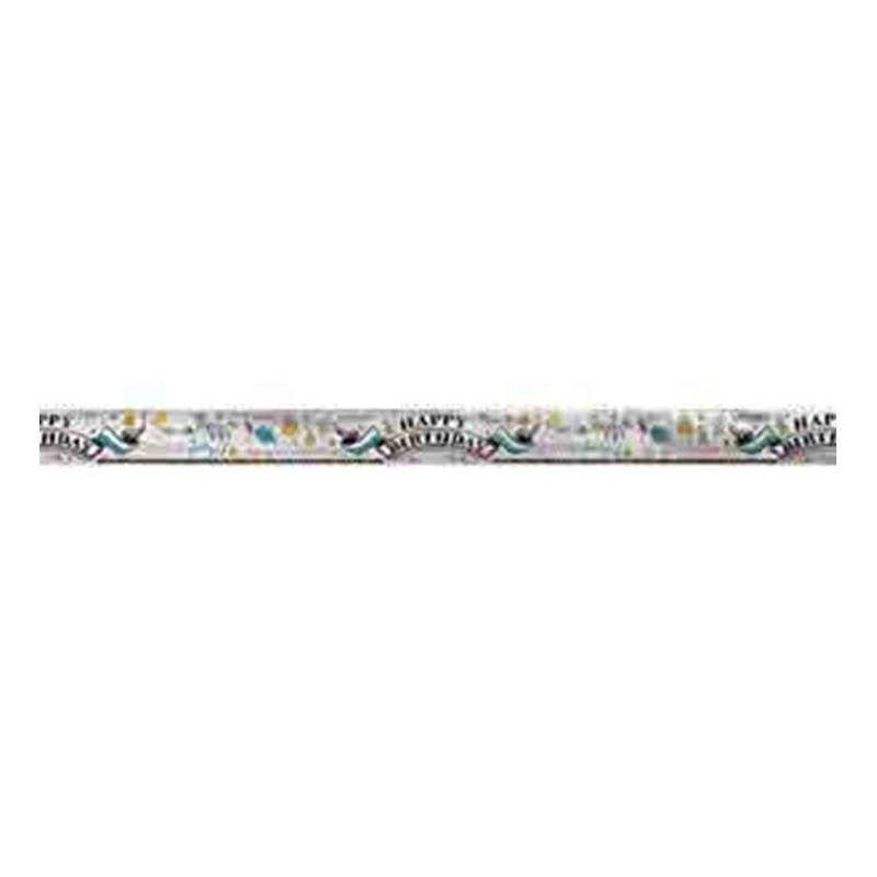 Doodle Birthday Foil Banner 12ft
