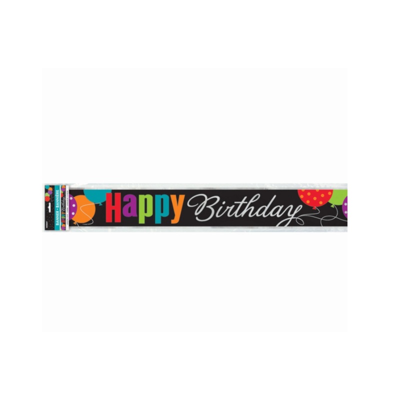 Foil Birthday Cheer Banner