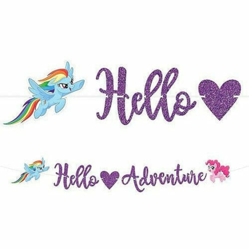 Glitter My Little Pony Banner