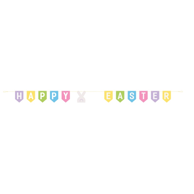 Happy Easter Pennant Banner 7ft