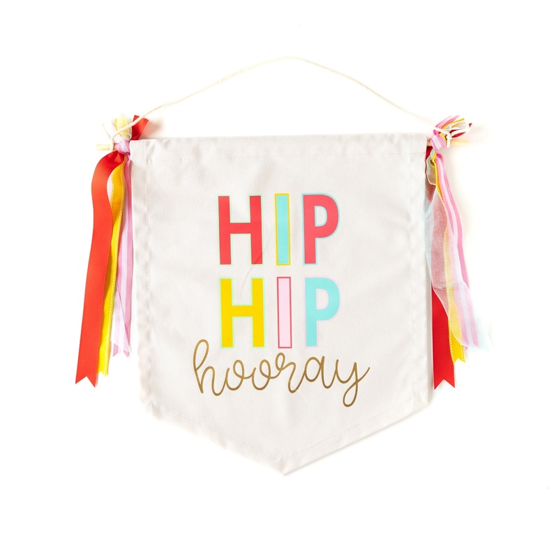 Hip Hip Canvas Banner
