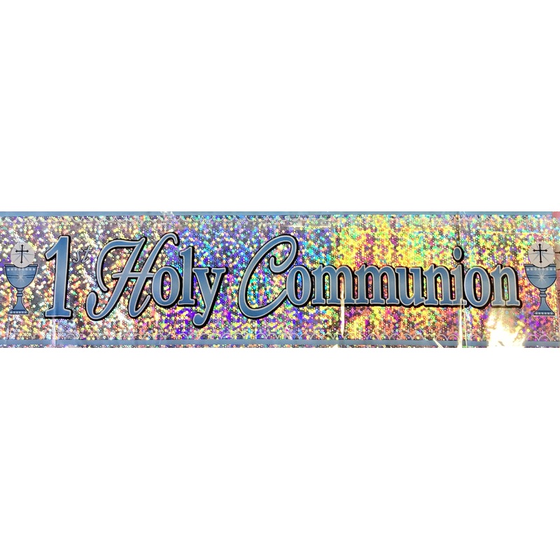 Holy Communion Foil Banner